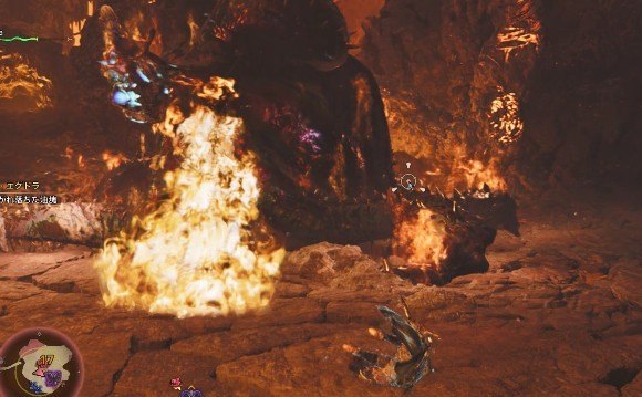 ブレス攻撃は斜め前に移動して避ける