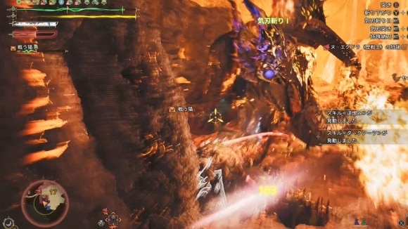 潜ったら直ぐに接近して側面から攻撃