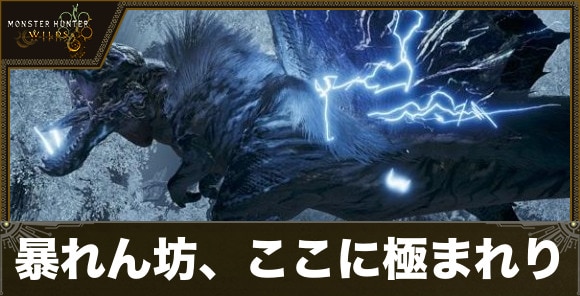 【モンハンワイルズ】暴れん坊、ここに極まれり