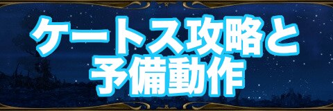 ケートス攻略と予備動作