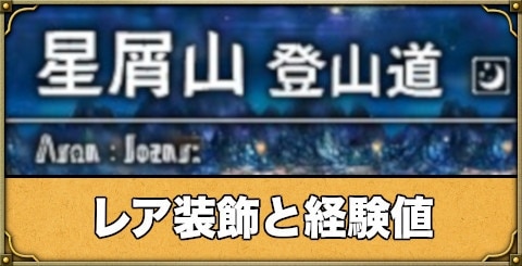 星屑山登山道(夜)