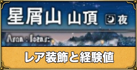 星屑山山頂(夜)