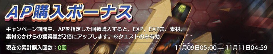AP購入ボーナスの説明