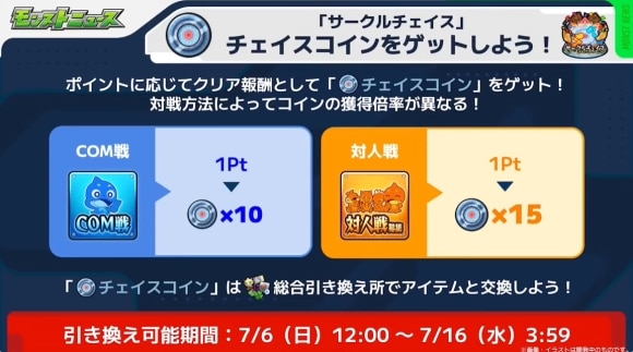 サークルチェイス　チェイスコイン