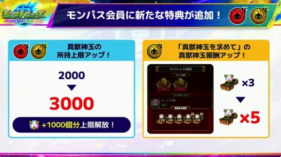 Ver.31.0アップデート情報　モンパス会員