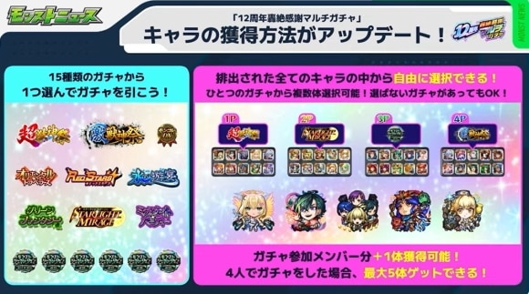 12周年轟絶感謝マルチガチャ