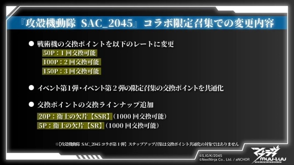 コラボ召集の変更点