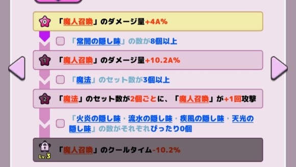 タクティクスは必殺技や隠し味との相性で決める