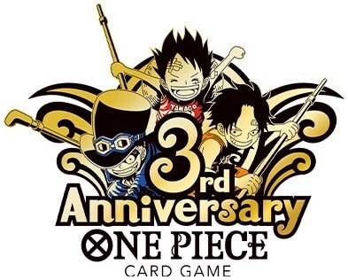 ワンピースカード3周年ロゴ