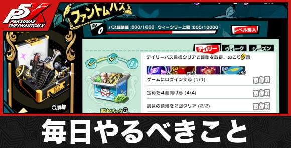 毎日やるべきこと