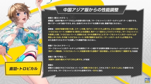 性能調整