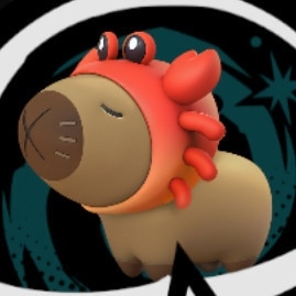 カピバラくんとカニ