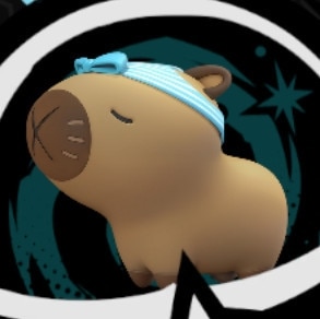 カピバラくんと帽子