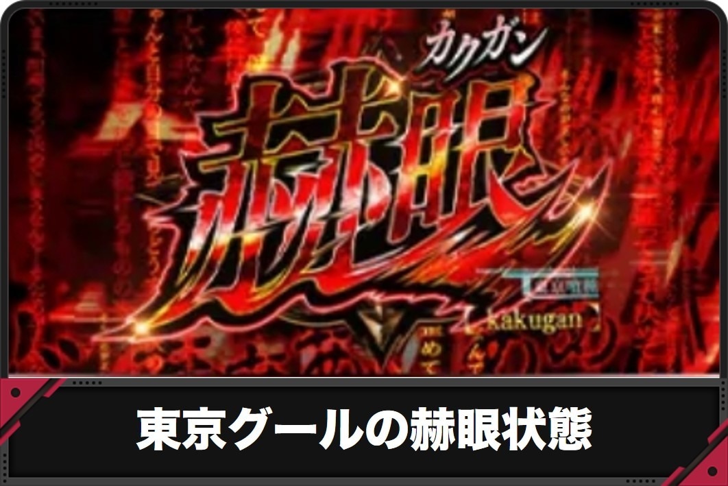 東京グール スロットの赫眼(カクガン)状態