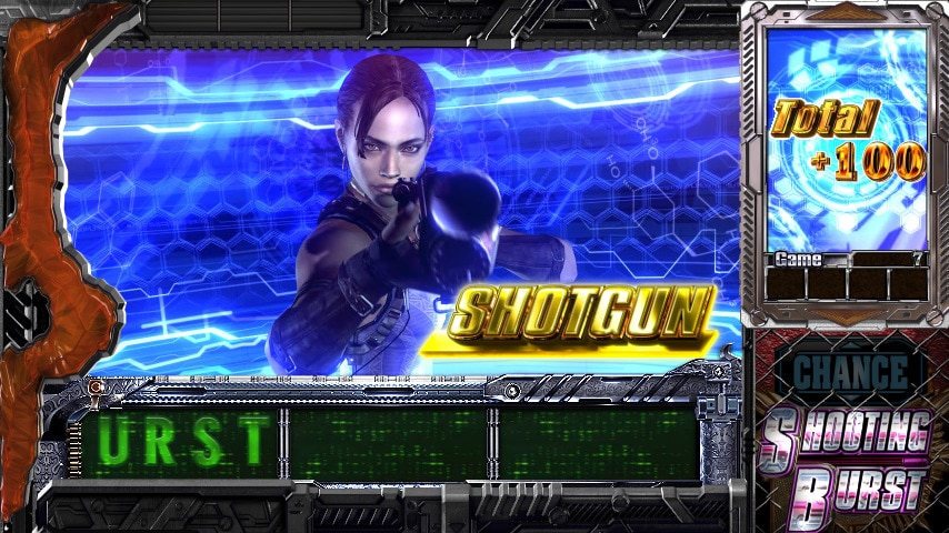 バイオ5スマスロ　シューティングバースト　ショットガンENDパネル