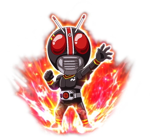 仮面ライダーブラック　BLACK保留