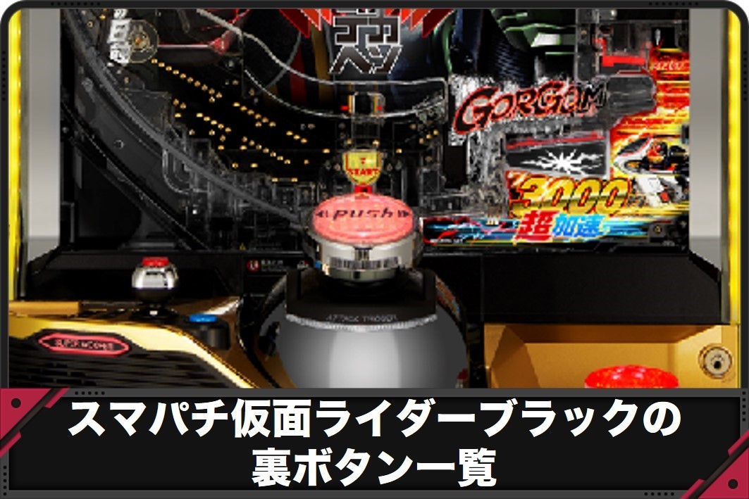 仮面ライダーブラック　裏ボタン