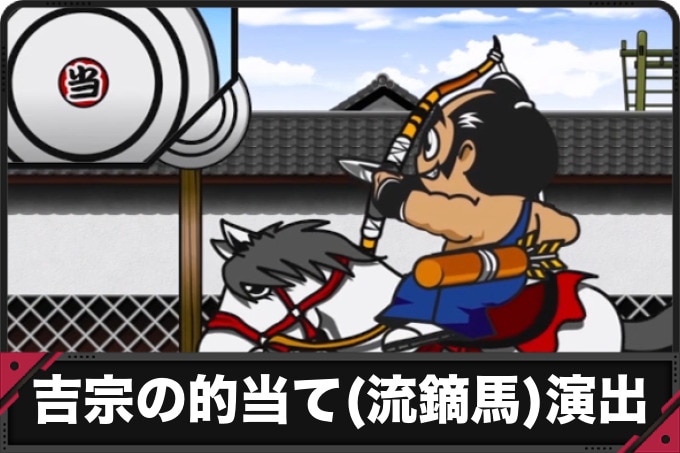 吉宗の的当て(流鏑馬)演出
