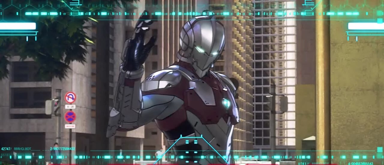 スマスロウルトラマン　終了画面　設定1否定