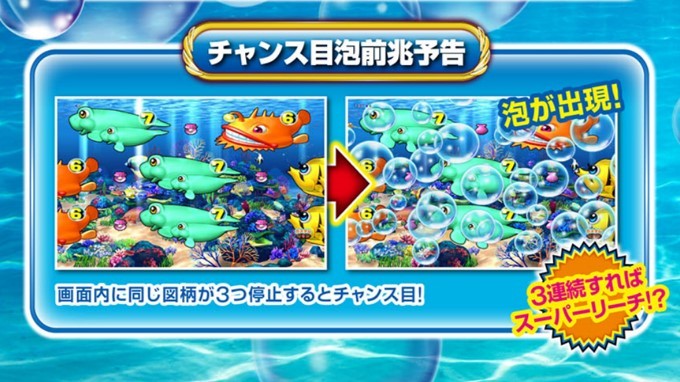 海物語3r3 チャンス目泡前兆予告