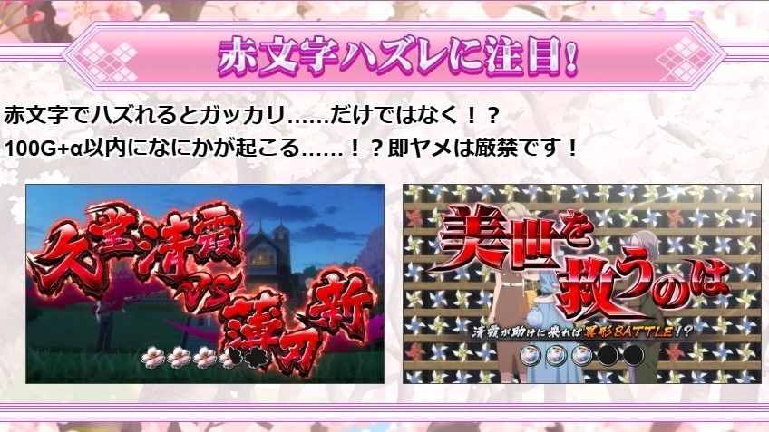 赤文字ハズレ後は100G+αでCZ以上に当選？
