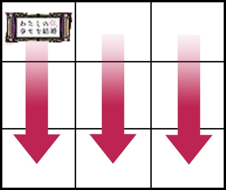 左リール上段にBAR図柄を狙う