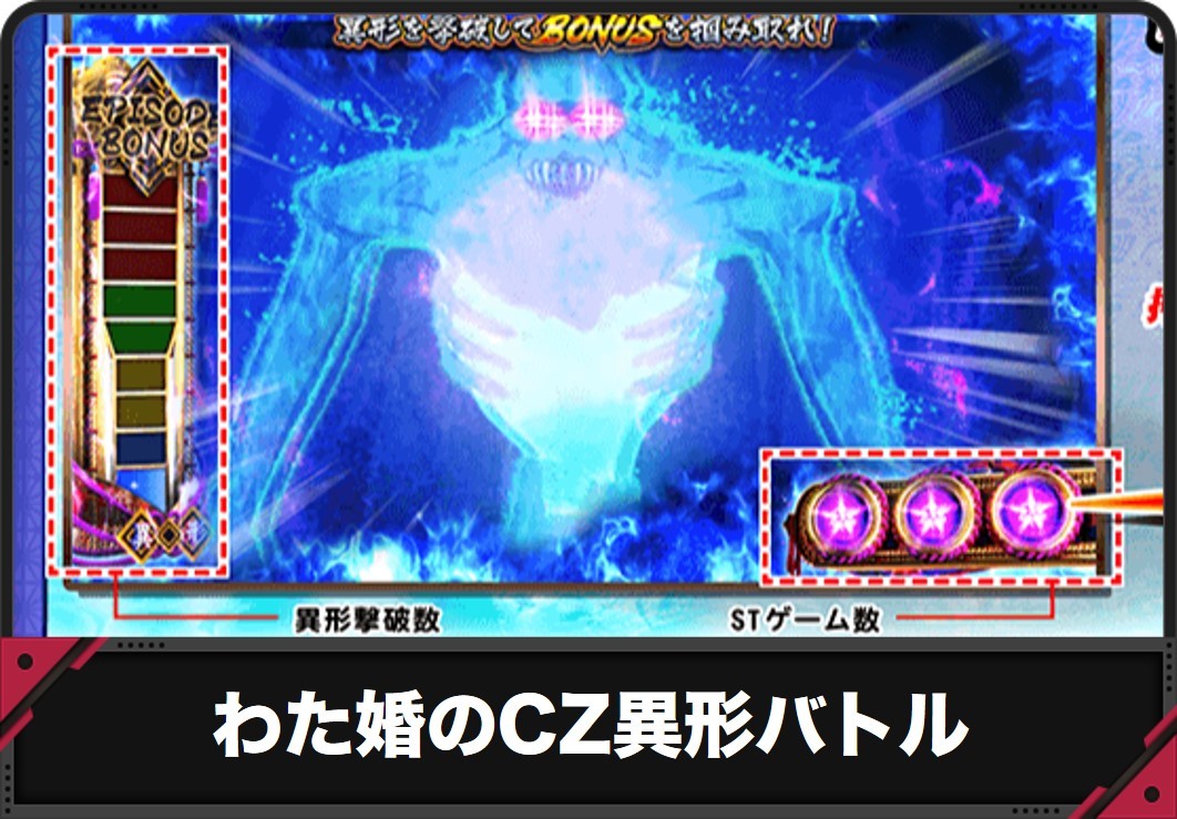【わたしの幸せな結婚 スロット】CZ異形バトル