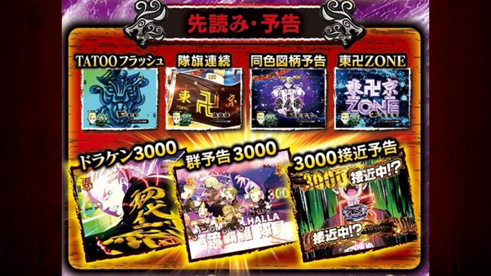 ラッシュ中先読み予告