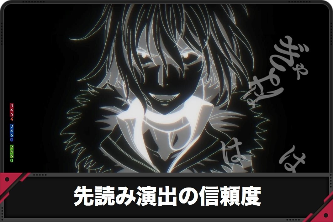 e一方通行 先読み演出の信頼度