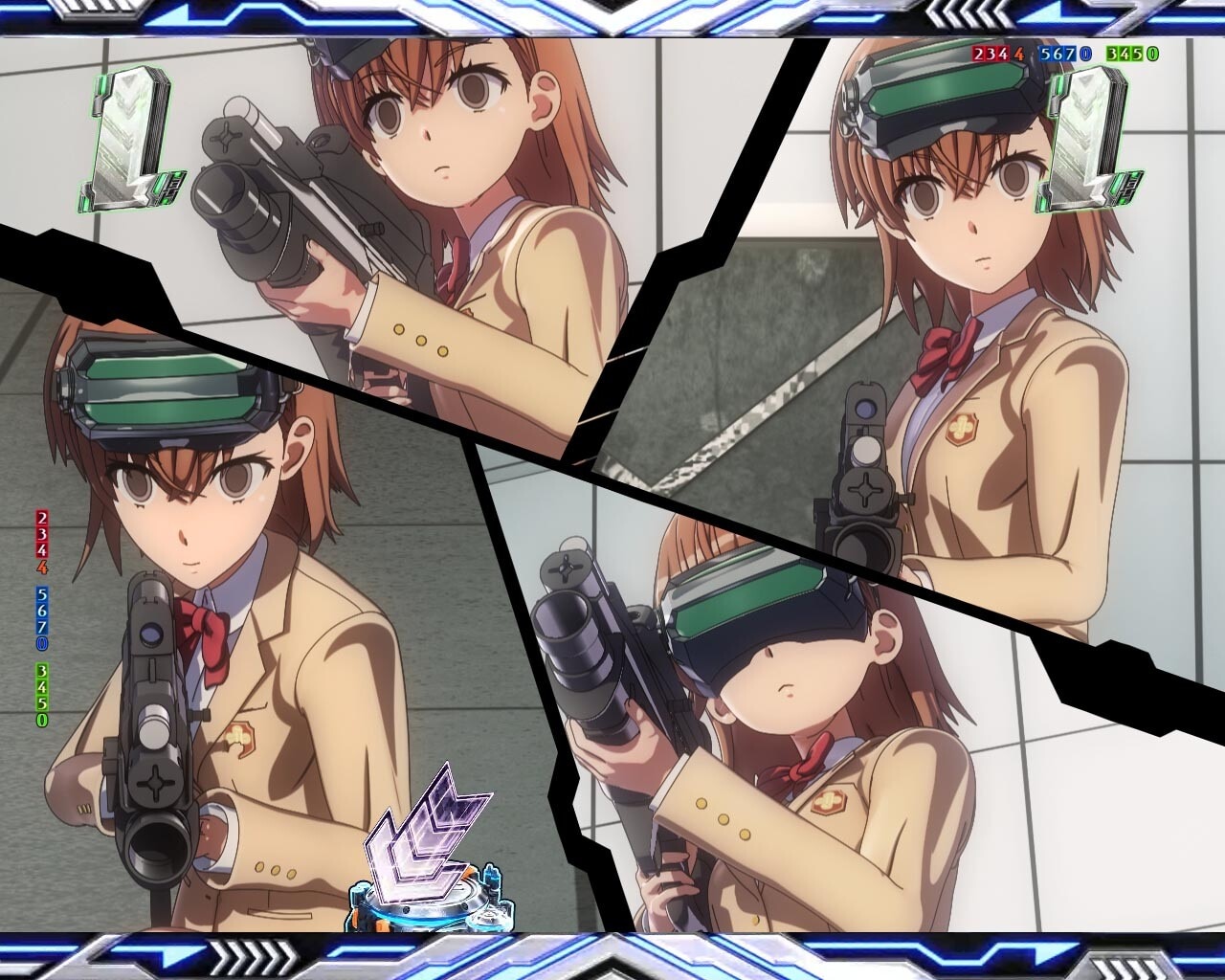 妹達(シスターズ)アタック中 短機関銃