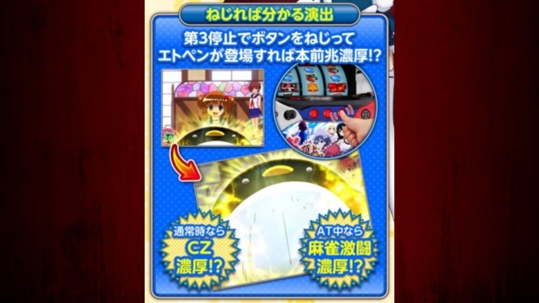 咲スマスロの ねじれば分かる演出
