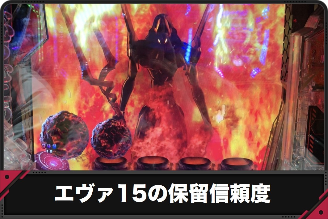 エヴァ15の保留信頼度