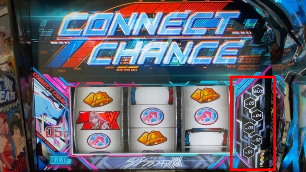 ダリフラスロットのCZコネクトチャンスのレベル