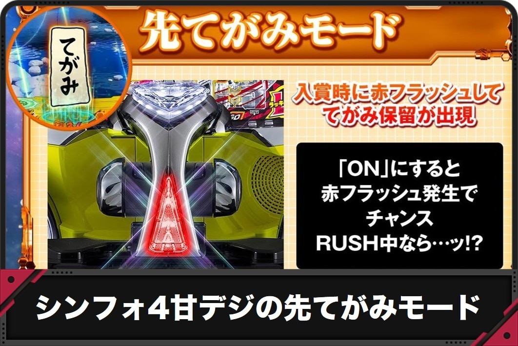 シンフォ4甘デジの先てがみモード