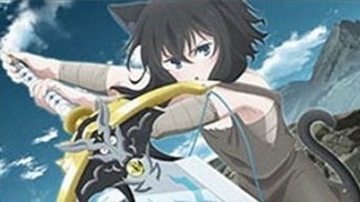 スロット転生したら剣でした　ボーナス終了画面　構えるフラン