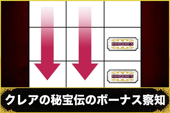 クレアの秘宝伝のボーナス察知