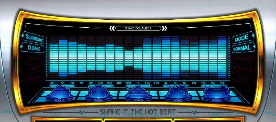 シェイクボーナストリガー(シェイクスマスロ)　ウェーブ演出　3段階