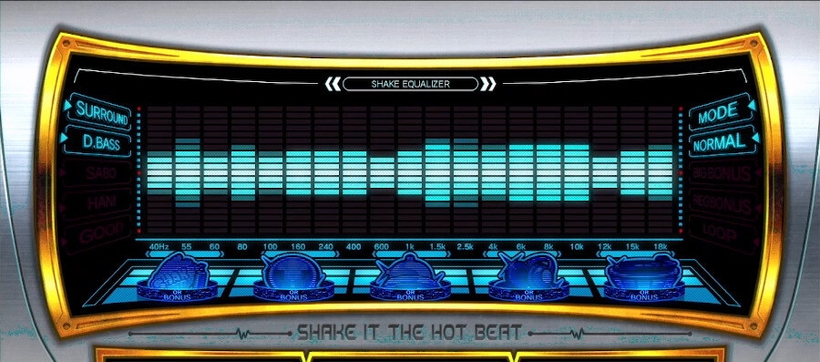 シェイクボーナストリガー(シェイクスマスロ)　ウェーブ演出　2段階