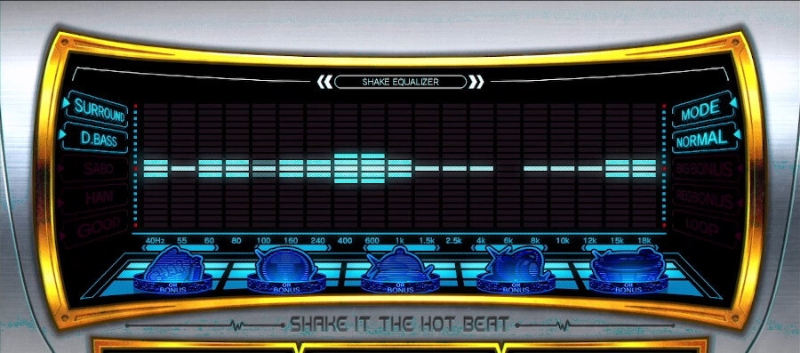 シェイクボーナストリガー(シェイクスマスロ)　ウェーブ演出　1段階