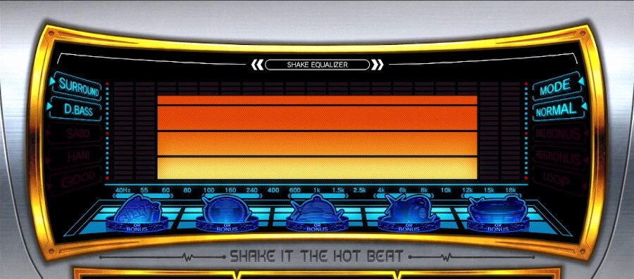 シェイクボーナストリガー(シェイクスマスロ)　デカEQ(イコライザー)演出