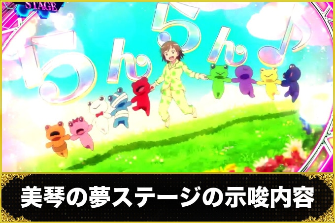 美琴の夢ステージの示唆内容