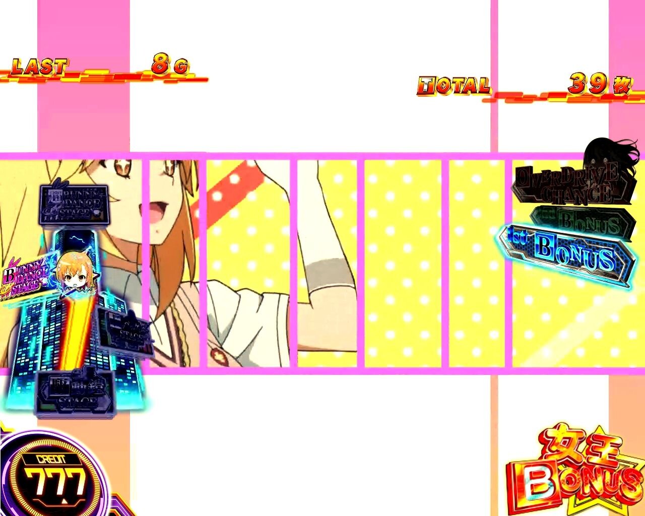 スマスロ とある科学の超電磁砲2 女王ボーナス