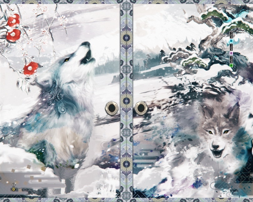 花の慶次　黄金の一撃　変動開始時襖・定式幕予告