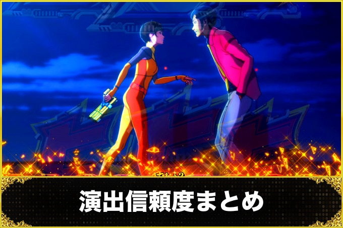 ルパン三世VSキャッツアイ　演出信頼度まとめ