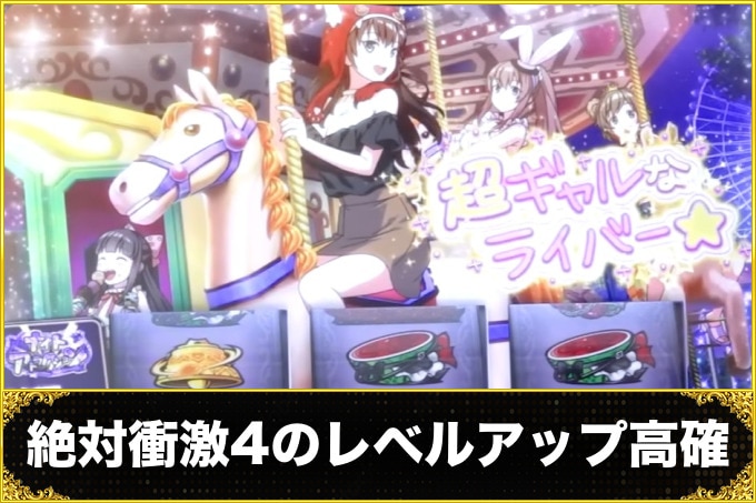 絶対衝激4のレベルアップ高確