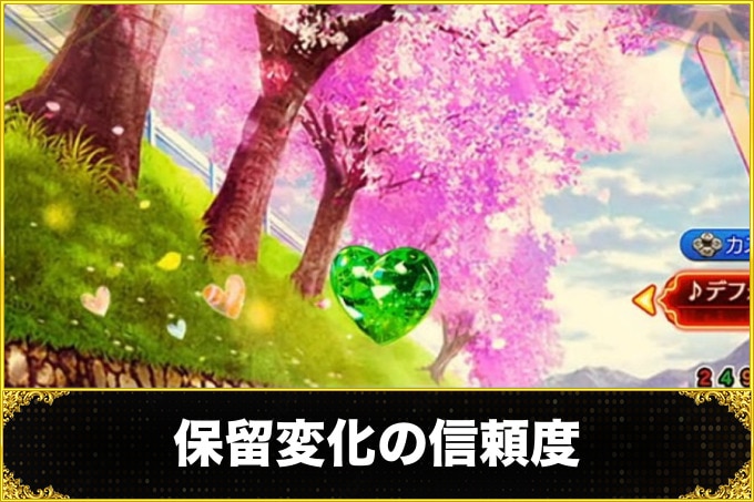 もののがたりパチンコ(スマパチ)の保留変化の信頼度