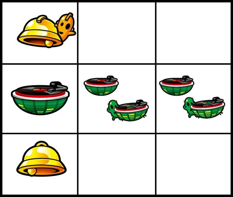 シェイクスマスロのスイカBの停止例