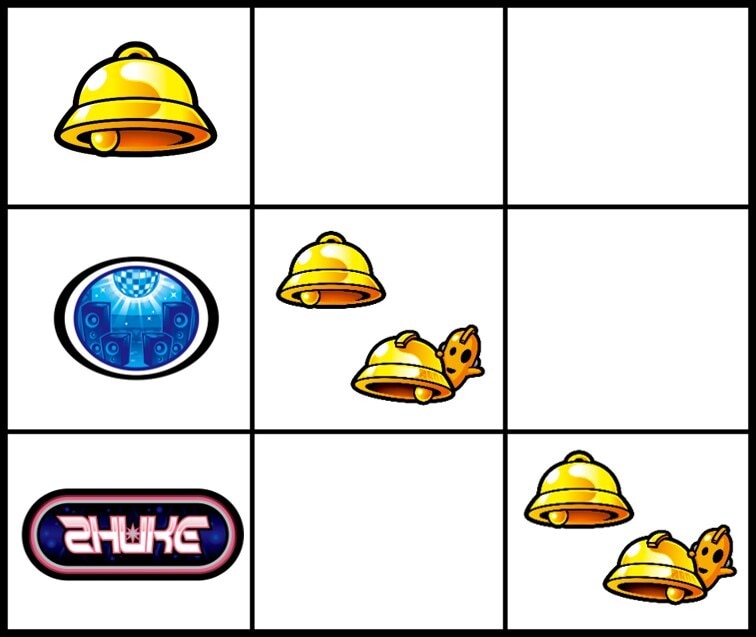 シェイクスマスロのベルBの停止例