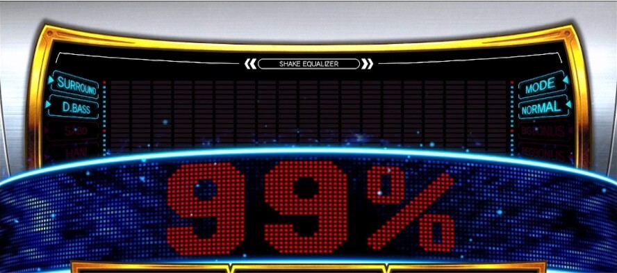 シェイクスマスロのパーセント演出