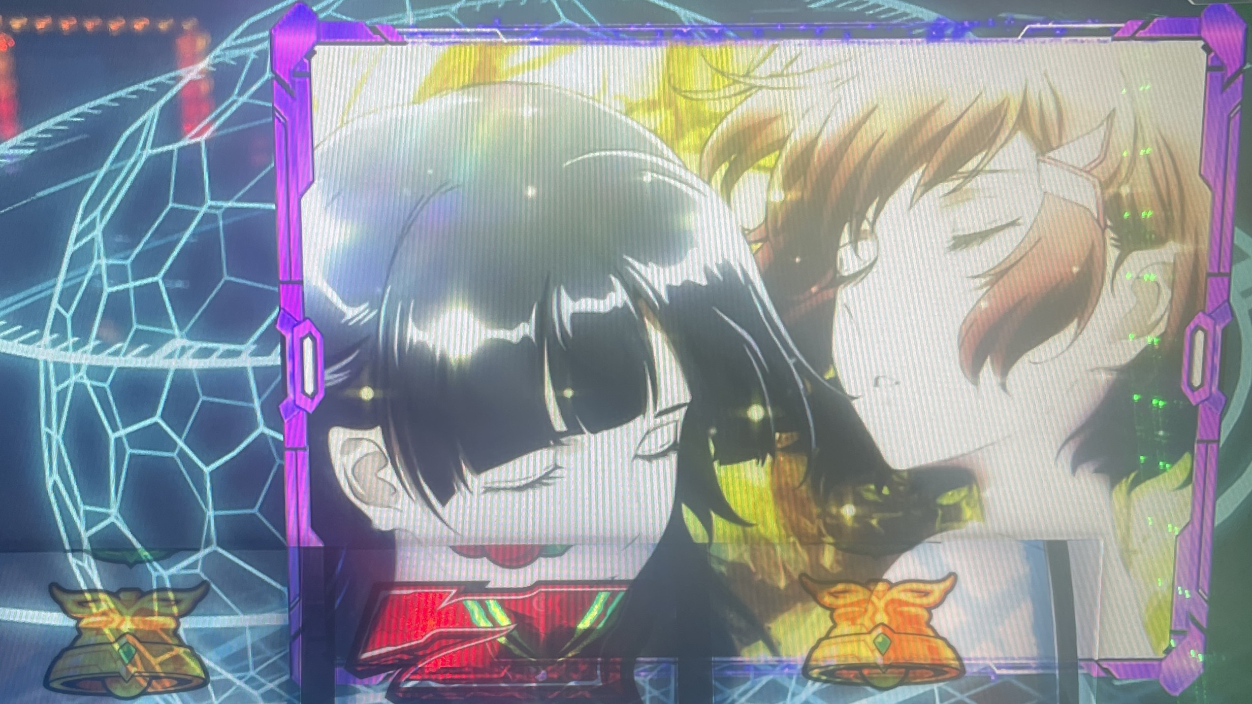 ヴァルヴレイヴスロット(スマスロ)の終了画面 紫枠(ヴヴヴ2/VVV2/ブブブ2)